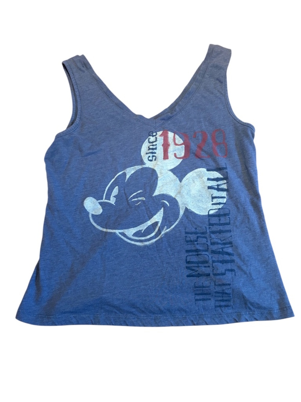 Disney V-Neck Tank Top with Mickey Graphic